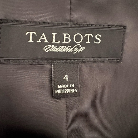 Talbots Silky Striped Blazer - Picture 4 of 7